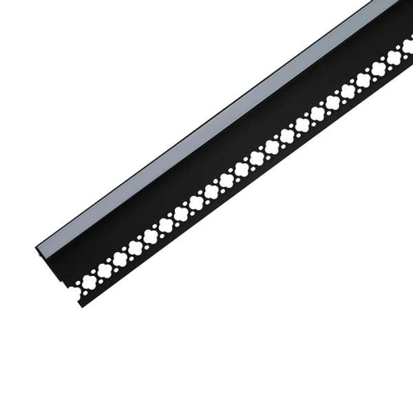 2m Step Edge Profile 10x10mm IP65 Black image 4