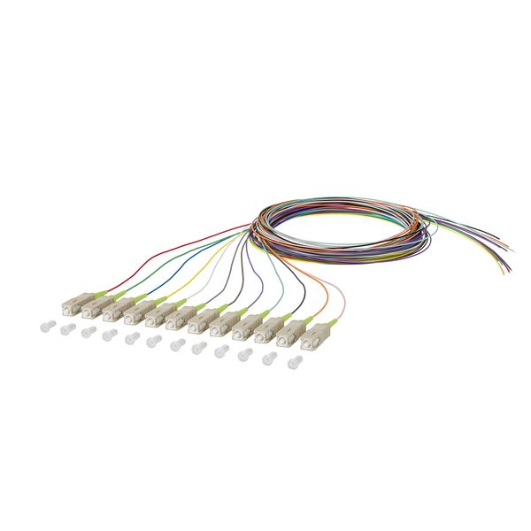 OpDAT pigtail SC-PC, OM5, 12 colors image 1