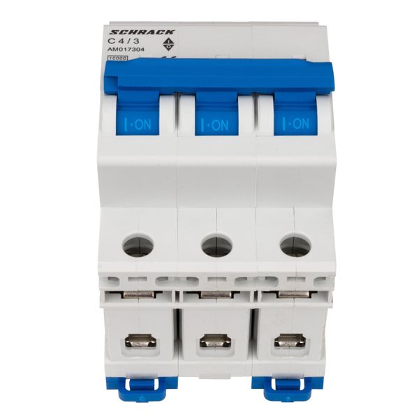 Miniature Circuit Breaker (MCB) AMPARO 10kA, C 4A, 3-pole image 2