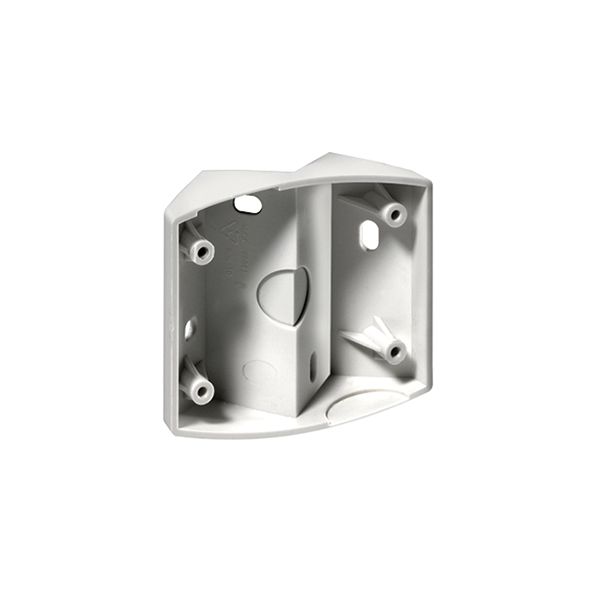 Corner bracket for motion detector series MD, white image 1