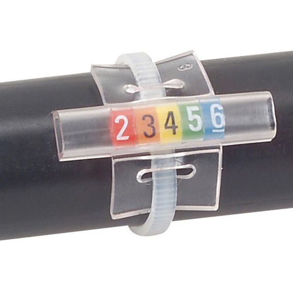 Marker holder Memocab - for cables - marking length 20 mm (8 markers) image 1