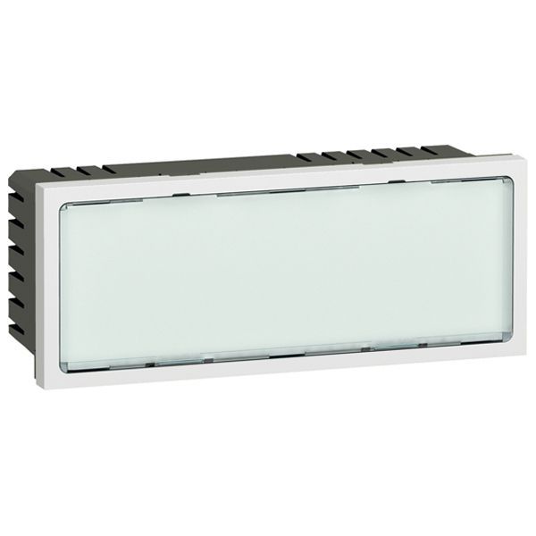 Illuminated signs Mosaic - 230 V~ - white LEDs - 5 modules - white image 2