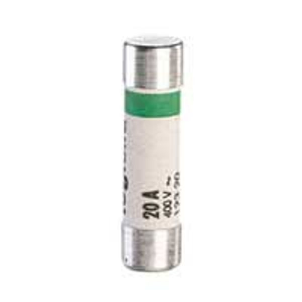 Domestic cartridge fuse - cylindrical type 8.5 x 31.5 - 20 A - w/o indicator image 1