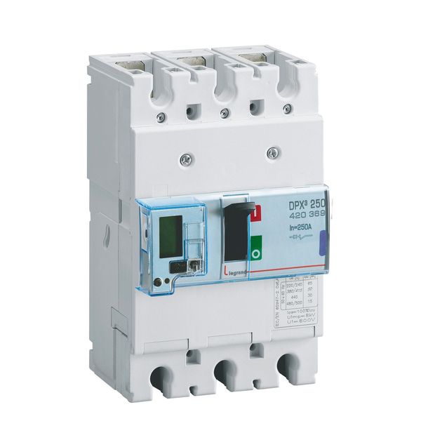 MCCB electronic release - DPX³ 250 - Icu 50 kA - 400 V~ - 3P - 250 A image 2