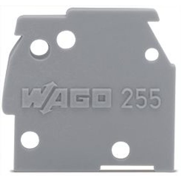 End plate snap-fit type 1 mm thick black image 3