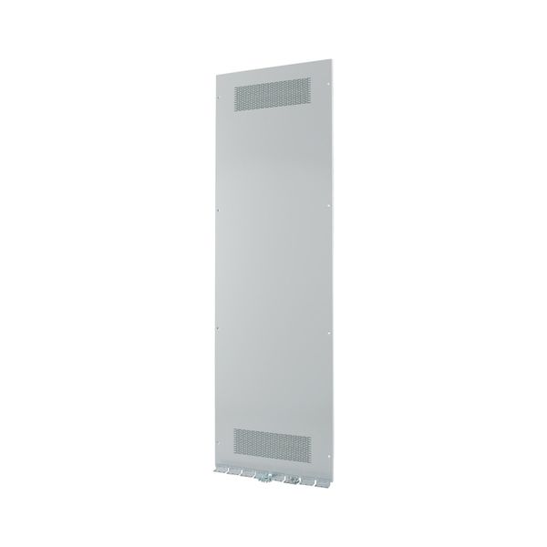 Front plate (section high), ventilated, W=600mm, IP31, grey image 3