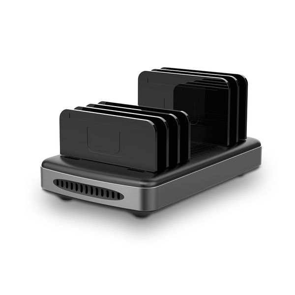 160W 6 Port USB Charging Station Charges up to 6 tablets, smartphones  and/or a laptop or Macbook simultaneously image 2