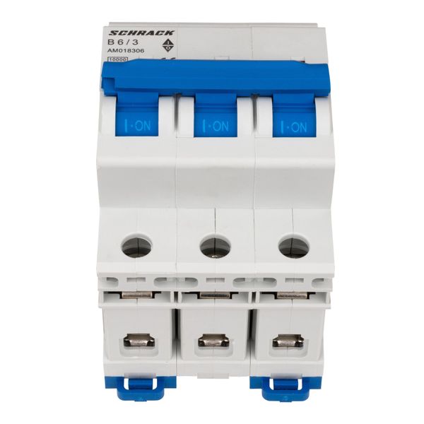 Miniature Circuit Breaker (MCB) AMPARO 10kA, B 6A, 3-pole image 2