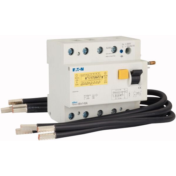 Residual-current circuit breaker trip block for AZ, 80A, 4pole, 1000mA, type S/A image 4