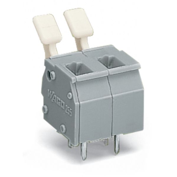 PCB terminal block finger-operated levers 2.5 mm² gray image 8