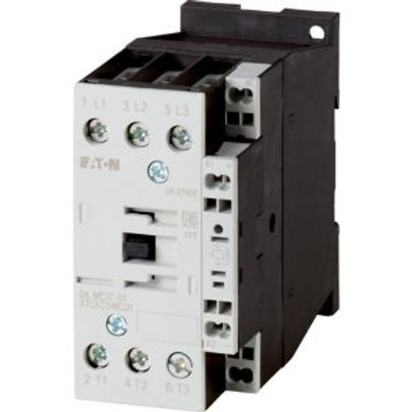 Contactor, 3 pole, 380 V 400 V 7.5 kW, 1 NC, RDC 130: 110 - 130 V DC, DC operation, Spring-loaded terminals image 5