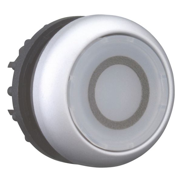 Illuminated pushbutton actuator, RMQ-Titan, Flush, maintained, White, inscribed 0, Bezel: titanium image 13