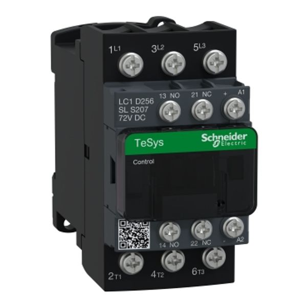 TeSys Deca contactor S207 - 3P (3NO) AC-3/AC-3e 25A =440V - coil 72V DC low image 2