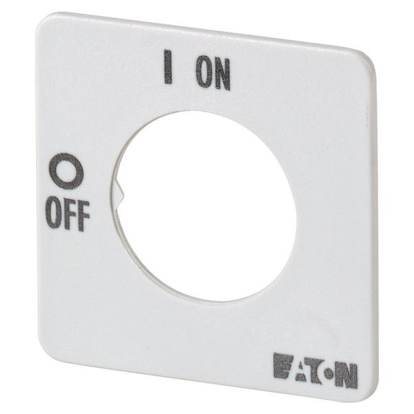 Front plate, For use with T0, T3, P1, 0/OFF - 1/ON image 4