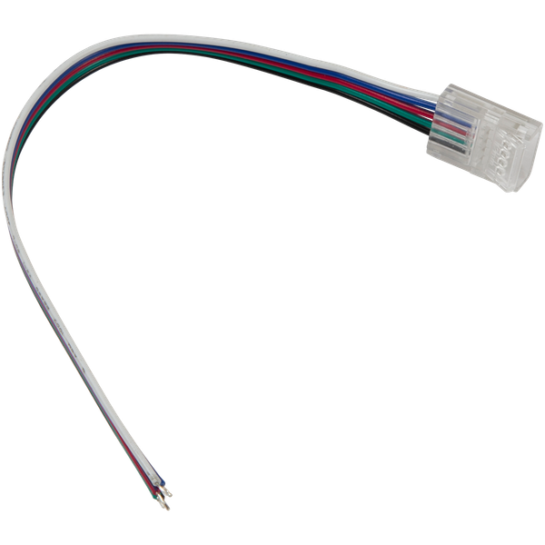 Pre-Wired Connector for LED Strip RGB+W IP20 12mm image 1