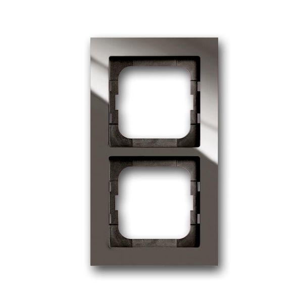 1722-291 Cover Frame Busch-axcent® entrée-grey image 1