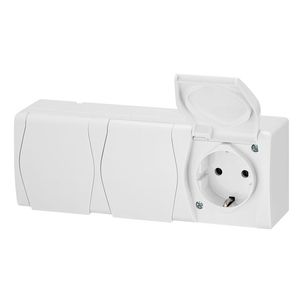 HERMES 2 SOCKET 3x2P+Z SCHUKO image 3