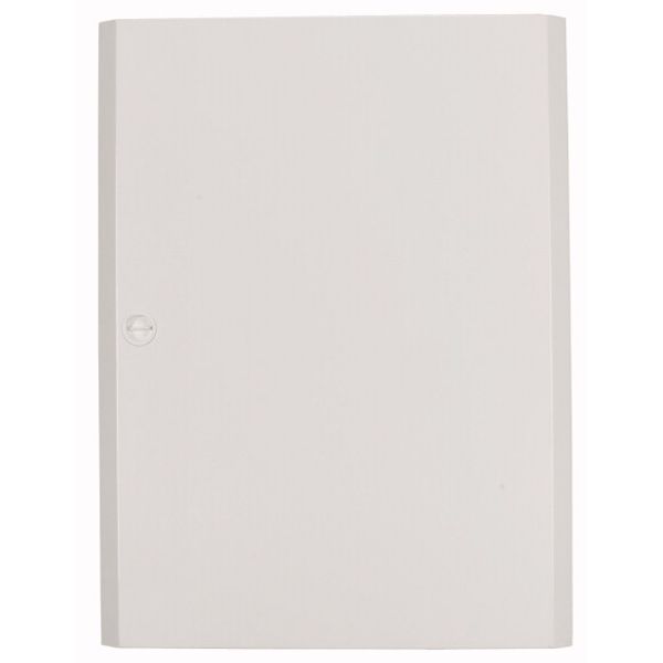 Surface mounted steel sheet door white, for 24MU per row, 6 rows image 1