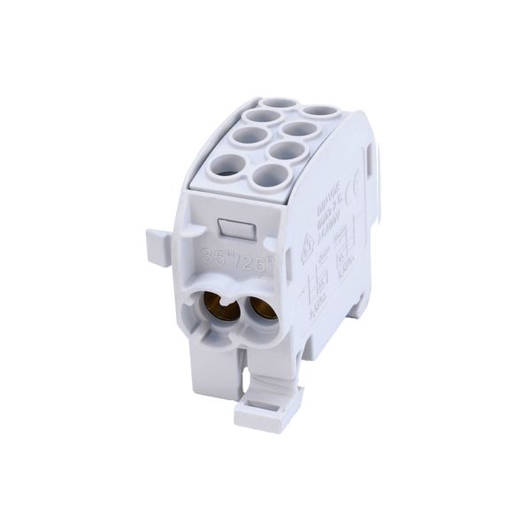 SCB 35 Branch distribution block Al/Cu 80210 SIMBLOCK grey image 1