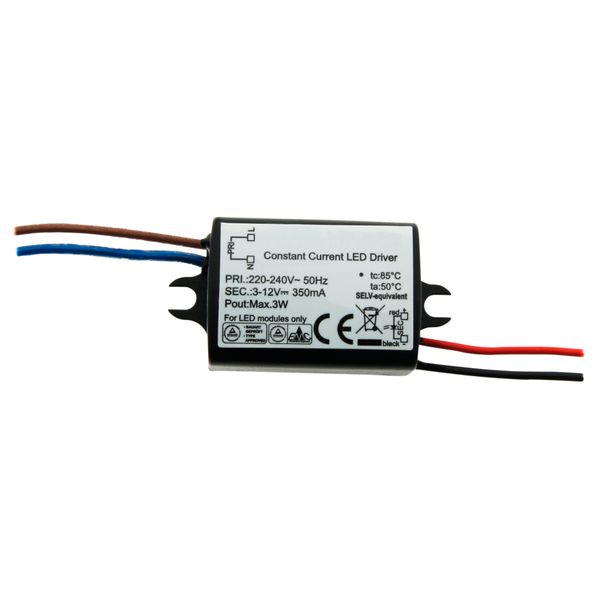 LED Power Supplies HW 3W/350mA, mini, IP65 image 1