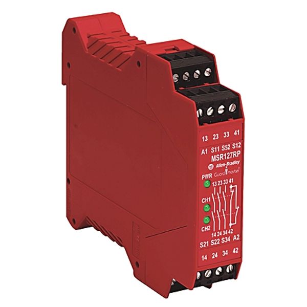 Relay, Single Function, Safety, 24V AC/DC, MSR127RTP image 1