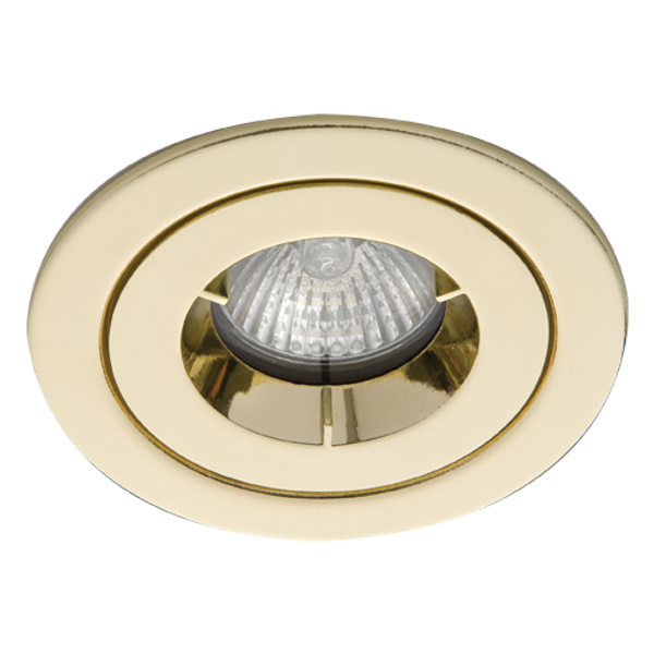iCage Mini IP65 GU10 Die-Cast Fire Rated Downlight Brass image 2