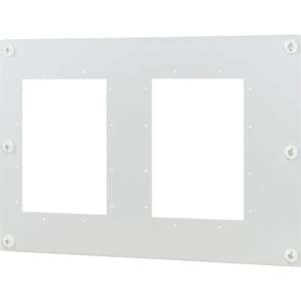 Front plate 2xIZMX16, withdrawable, HxW=500x800mm image 4