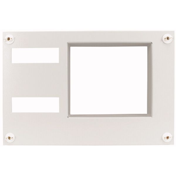 Mounting kit for meter plate F, white image 1