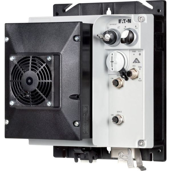 Speed controller, 8.5 A, 4 kW, Sensor input 4, 400/480 V AC, AS-Interface®, S-7.4 for 31 modules, HAN Q5, with fan image 7