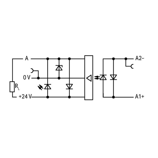 859-702 Optocoupler module; Nominal input voltage: 5 VDC; Output voltage range: 0 … 24 VDC image 6
