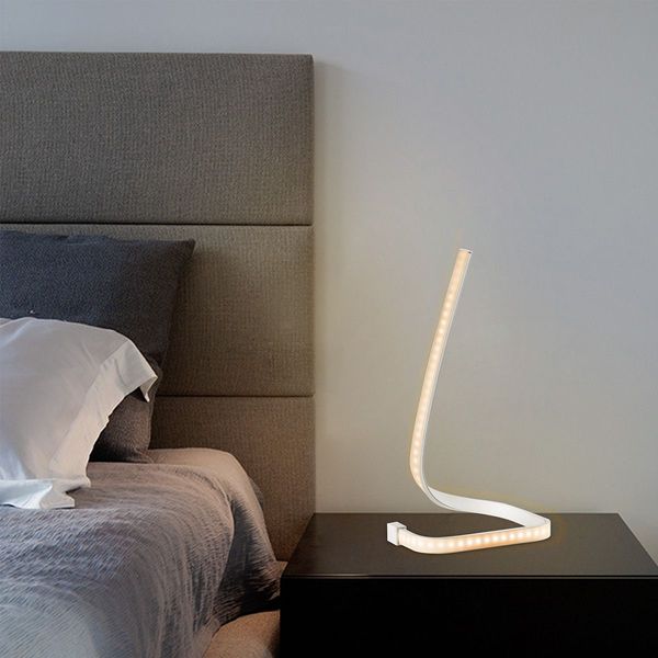 LED swirl table lamp ↕ 29,2 cm white image 3