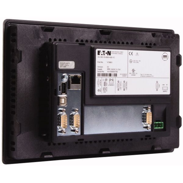 Control panel with PLC, 24 V DC, 10 Inches PCT-Display, 1024x600 pixels, 1xEthernet, 1xRS232, 1xRS485, 1xCAN, 1xSD card slot image 3