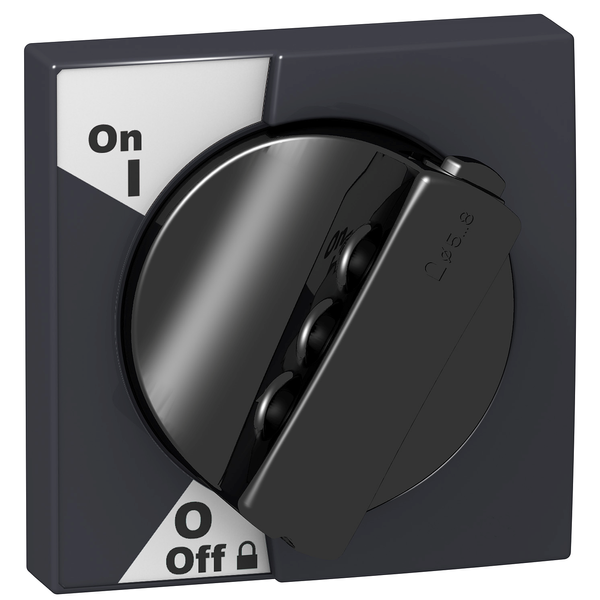 Rotary handle - for iC60 - black handle image 2