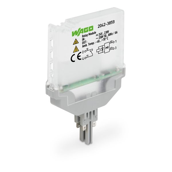 Relay module Nominal input voltage: 24 … 230 V AC/DC 1 break contact image 1