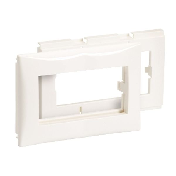 Ultra - adaptor - 2-module - white RAL 9010 image 2