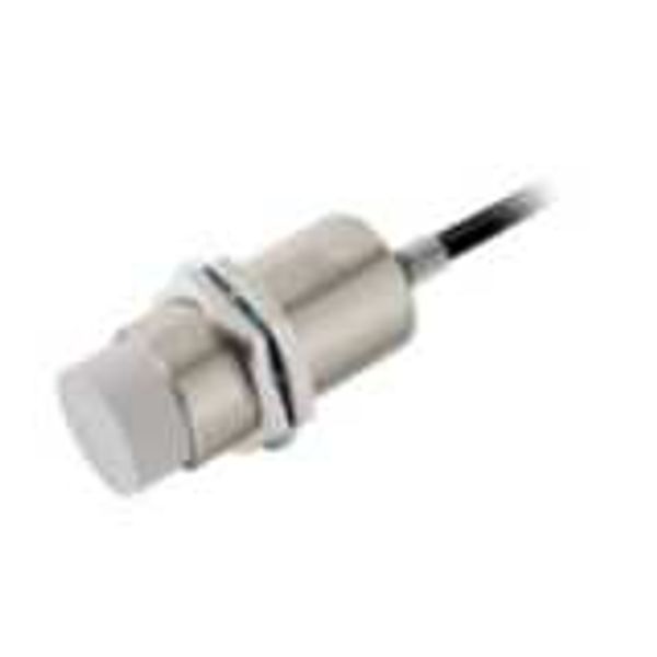 Proximity sensor, inductive, nickel-brass, long body, M30, unshielded, image 1