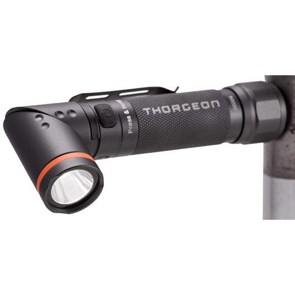 LED Flashlight 10W 800Lm IP54 (25x160mm) THORGEON image 3