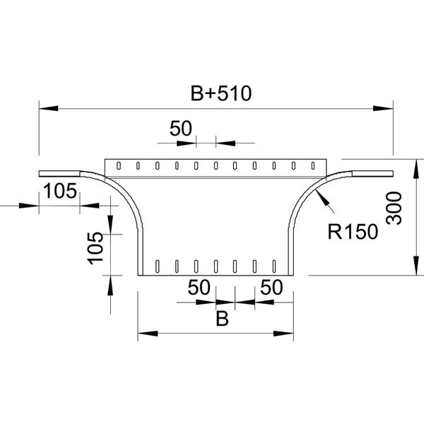 RAA 660 A2 Add-on tee round version 60x600 image 2