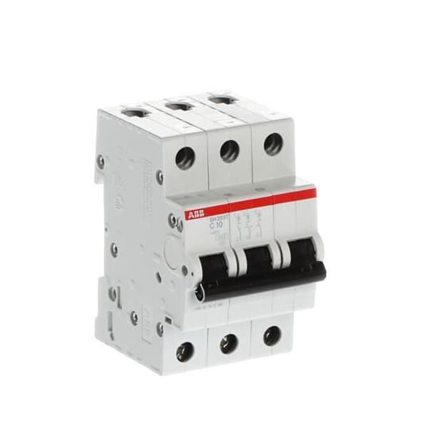 SH203T-C10 Miniature Circuit Breaker - 3P - C - 10 A image 1