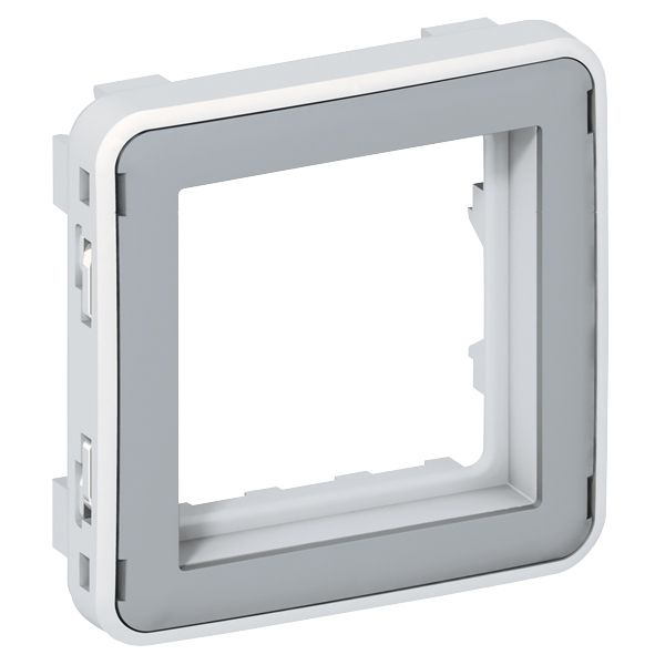 Support frame Plexo 55 - for Mosaic 2 mod - IP 20 - w/o flap image 1