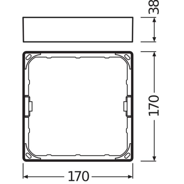 DOWNLIGHT SLIM SQUARE FRAME 155 WT image 7