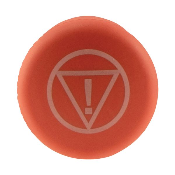 Emergency stop/emergency switching off pushbutton, RMQ-Titan, Mushroom-shaped, 38 mm, Non-illuminated, Pull-to-release function, Red, yellow image 8