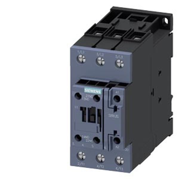 power contactor, AC-3e/AC-3, 65 A, ... image 1