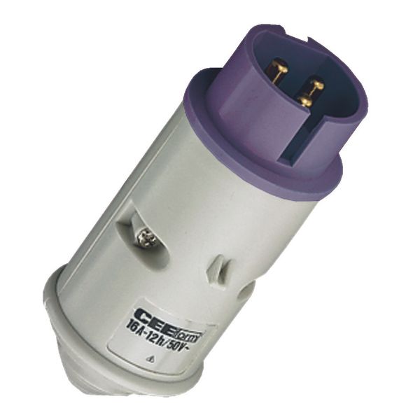 Mennekes Plug, 32A3p0h, low voltage, IP44 649A image 1