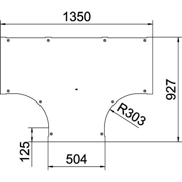 LTD 500 R3 A4 Cover for T piece with turn buckle B500 image 2