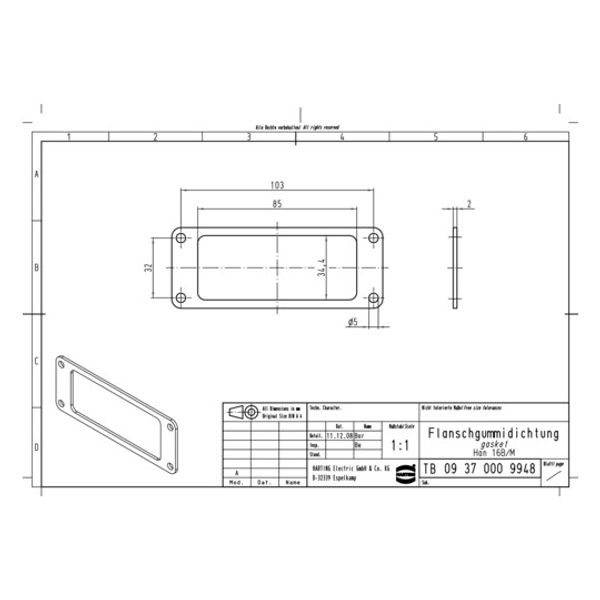 Han M 16 Gasket (on bottom) image 1