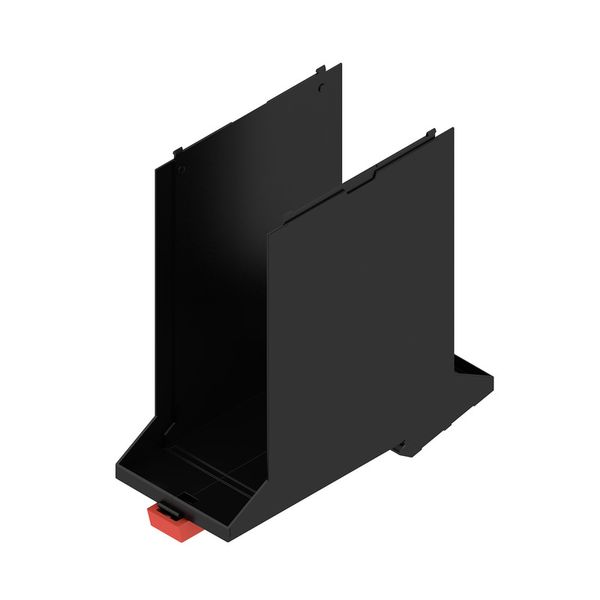 Basic element, IP20 in installed state, Plastic, black, Width: 45 mm image 2