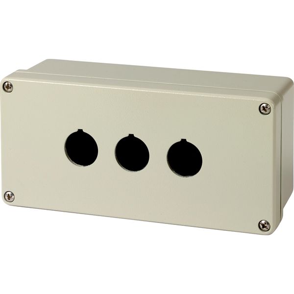 Surface mounting enclosure, metal, 3 mounting locations image 3