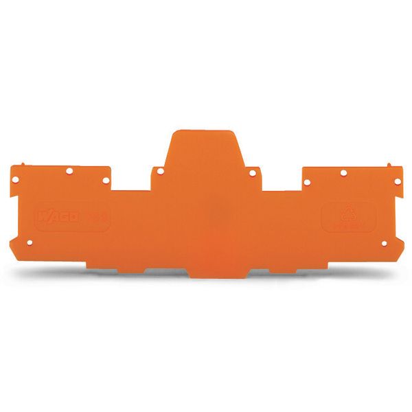 Separator plate 1.1 mm thick oversized orange image 1