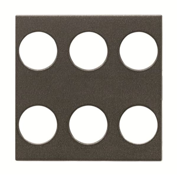 N2221.6 AN Cover plate for Switch/push button Central cover plate Anthracite - Zenit image 1